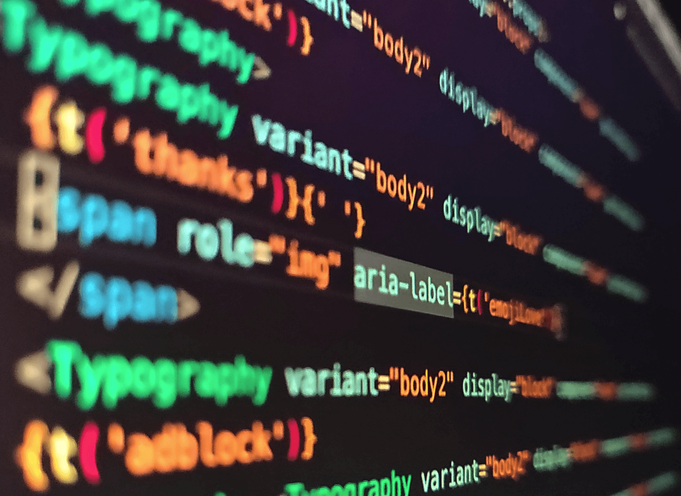 ARIA attributes code