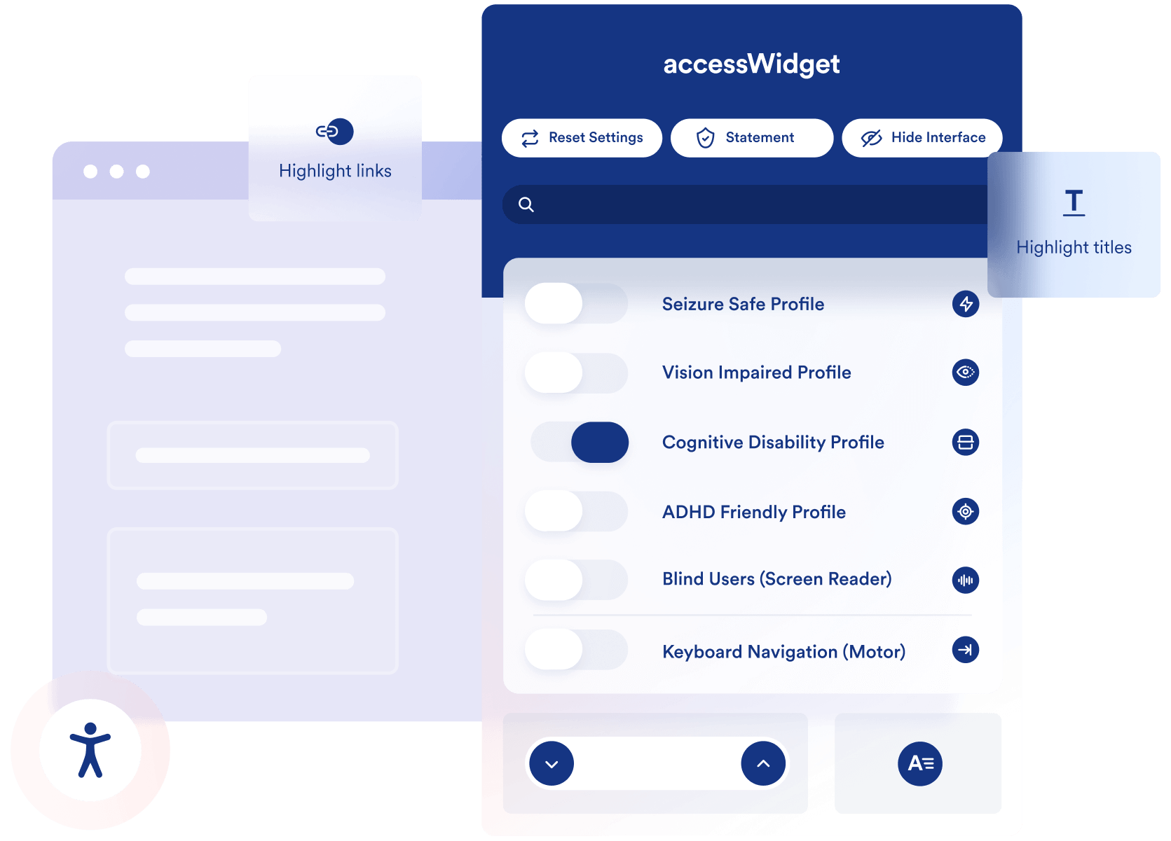 Bakklog accessibility software