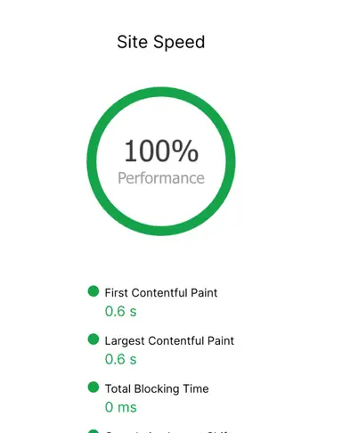 site speed