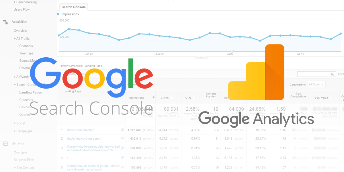 Monitor Google Analytics and Google Search Console during and after your website migration